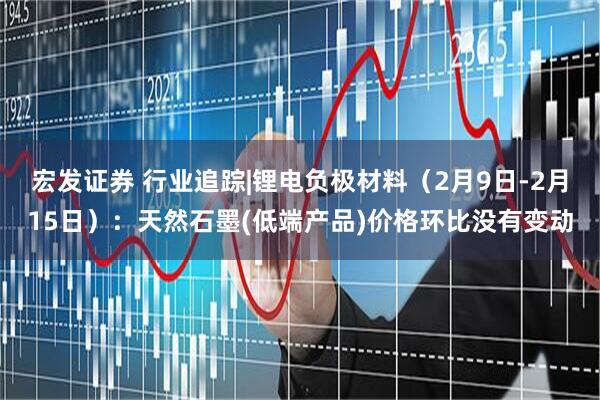 宏发证券 行业追踪|锂电负极材料（2月9日-2月15日）：天然石墨(低端产品)价格环比没有变动